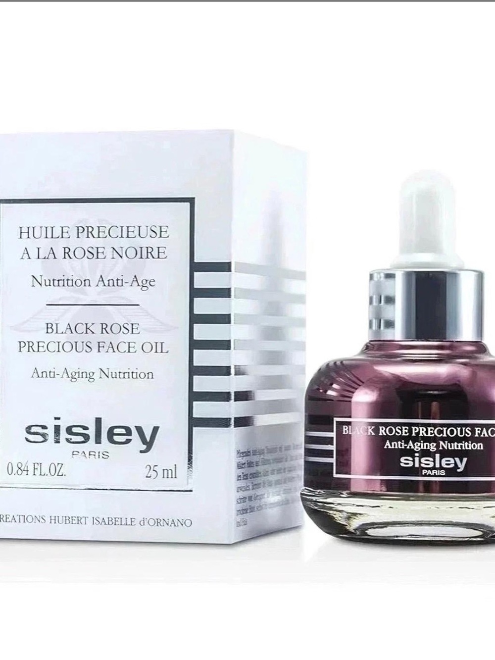 Sisley Black Rose Precious Face Oil Anti-Aging Nutrition 0.84oz./25ml New In Box
